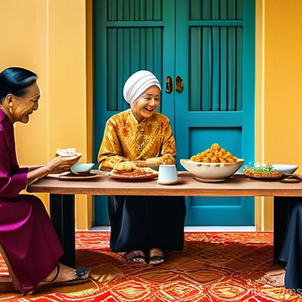 Fine tuning을 위한 Transformer 활용 방법 - **Prompt 1: AI Embracing Local Culture**
    A visually stunning and friendly humanoid AI, sleek and...